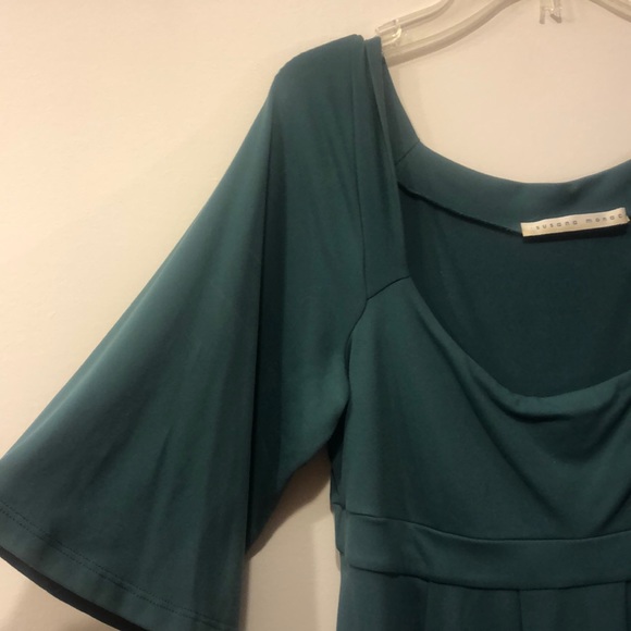 Susana Monaco empire waisted teal dress SZ Medium - Picture 3 of 9